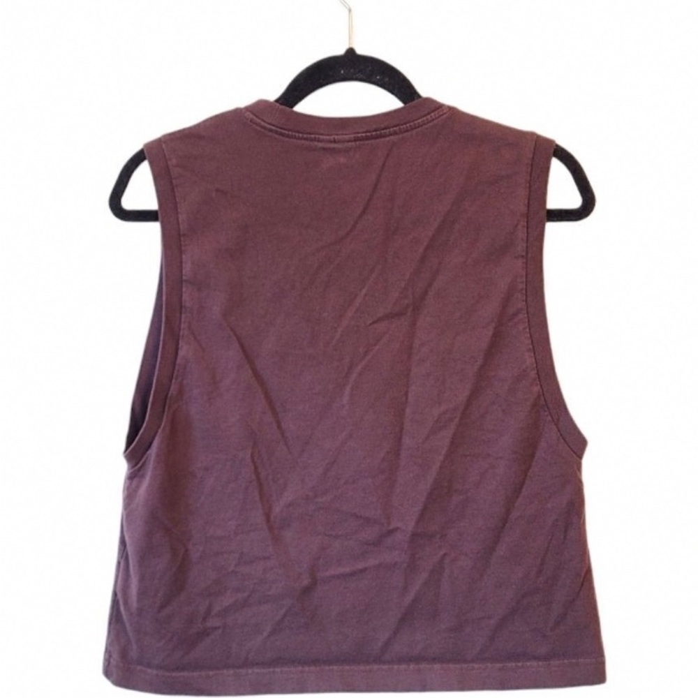 Classic Sleeveless Cotton Tank Top - Brown